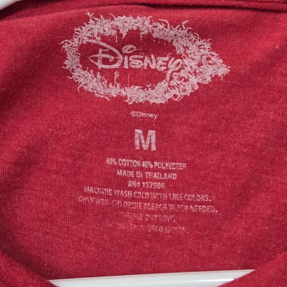 Disney Top Womens Red Minnie Mouse Round Neck Short Sleeve Graphic Size Medium - Picture 5 of 8